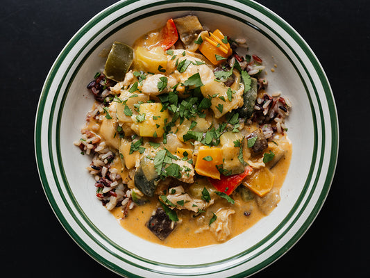 Thai Coconut Chicken Curry with Red and Black Rice Kit