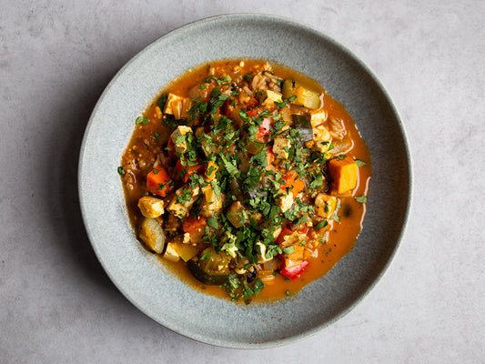 Really Good Vegan Caribbean Jump -Up Stew Kit with Rice and Beans