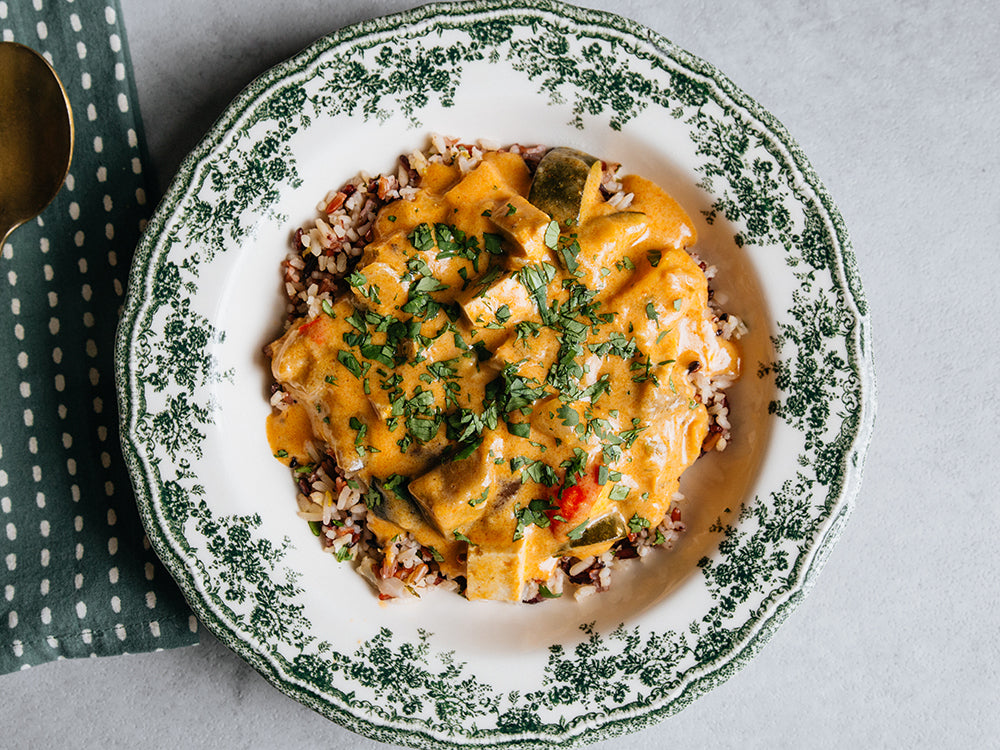 Thai Coconut Vegetable Curry with Red and Black Rice - Kit