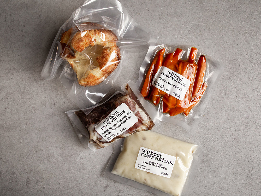 Mulled Red Wine Braised Boneless Beef Short Rib Dinner for Pre order