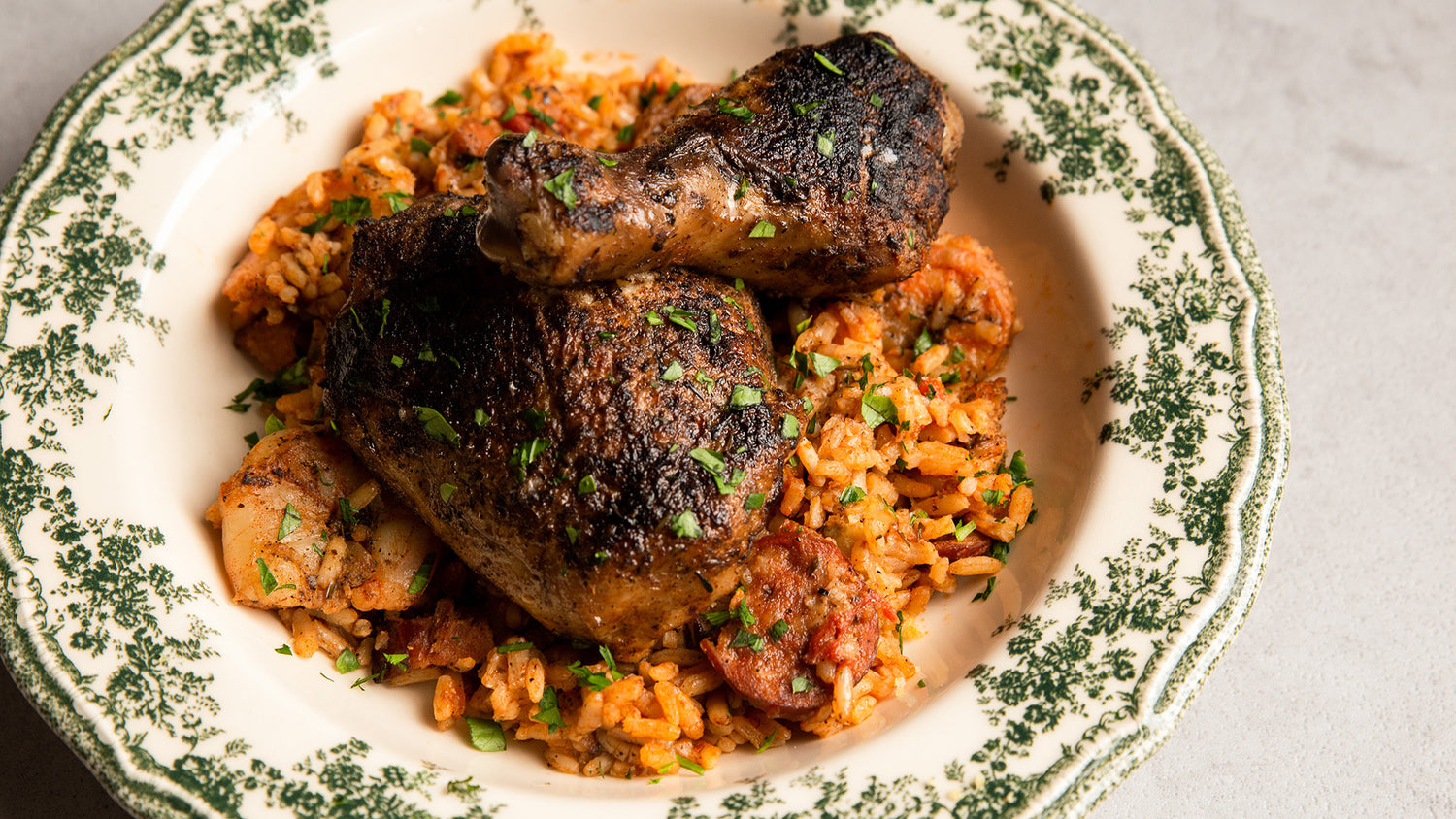 nawlins jambalaya shrimp chicken cajun cuisine sous vide dinner kit