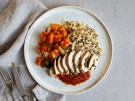 Spinach, Apple and Brie Stuffed Chicken Breast  Dinner Kit