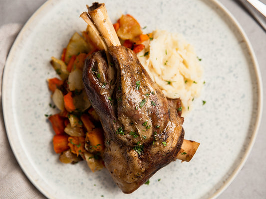 Roasted Onion and Garlic Lamb Shank Dinner Kit