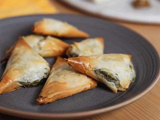 Spinach and Feta Phyllo Triangles