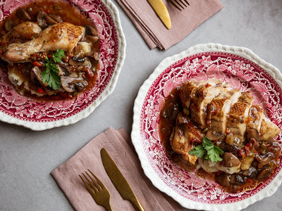 Coq au Vin Dinner Kit for Two (aka Chicken in Red Wine Sauce)