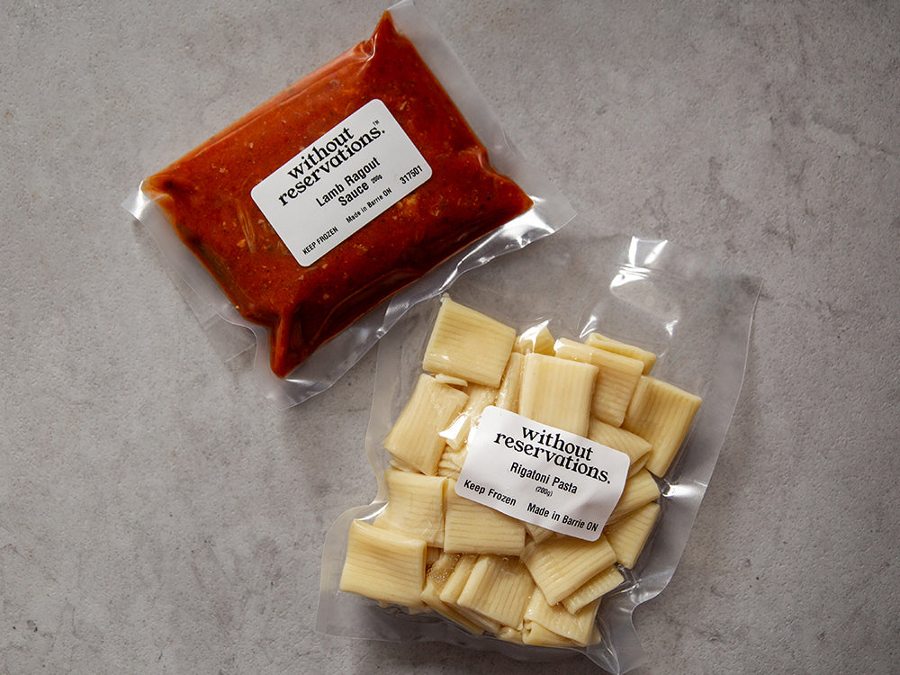 Braised Lamb Ragù with Rigatoni