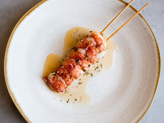 Lobster Lolly with Lemon-Garlic-Herb Butter