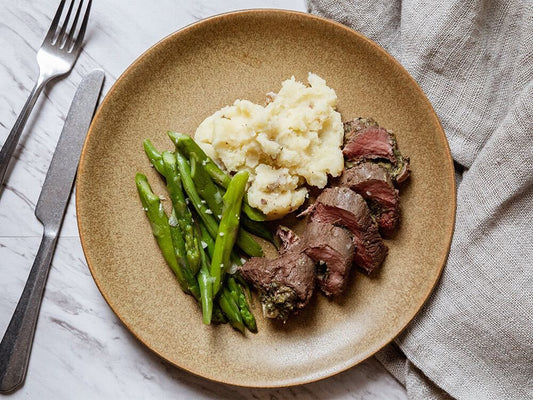 Roasted Petite Tender with Spinach and Asiago Dinner Kit