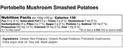 Portobello Smashed Potatoes