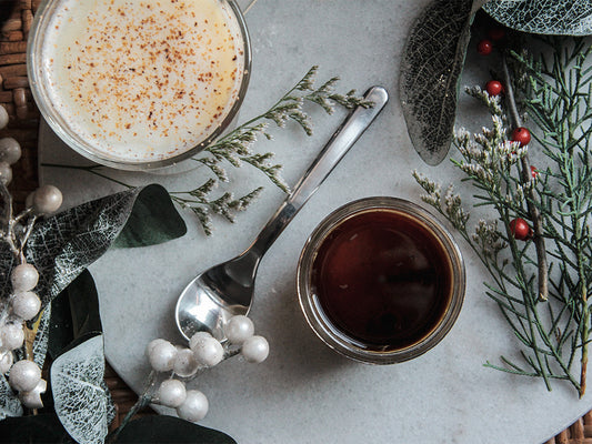 Chocolate Stout Eggnog Cheesecake