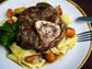 Braised Veal Osso Buco Milanese with Tagliatelle Pasta