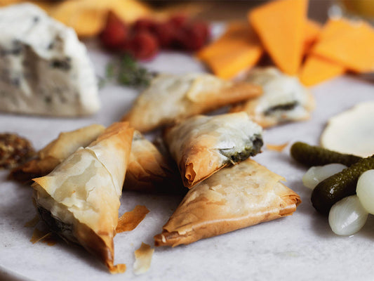 Spinach and Feta Phyllo Triangles